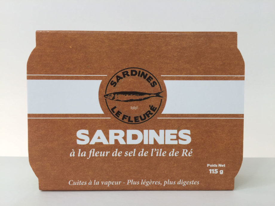 Sardines à la fleur de sel de l'ile de Ré-Le Fleuré