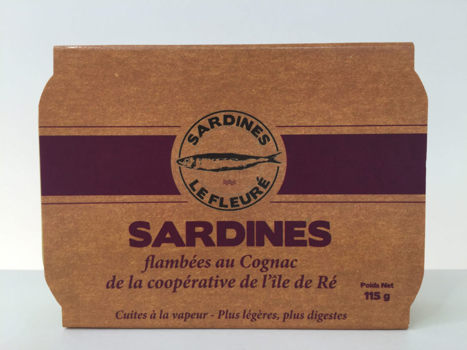 Sardines flambées au Cognac de l'ile de Ré-Le Fleuré