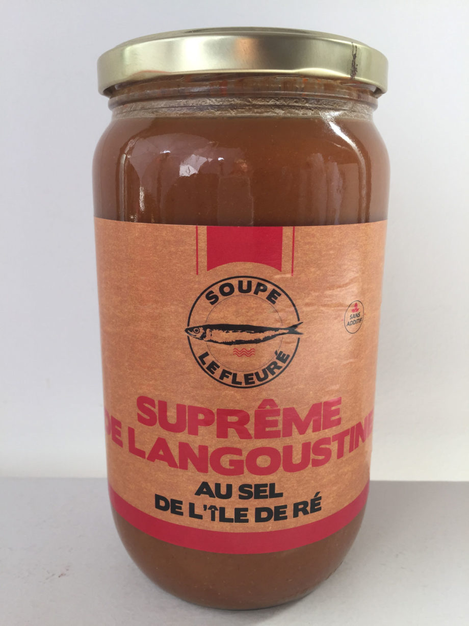 Supreme de langoustines au sel de l'ile de Ré Le Fleuré