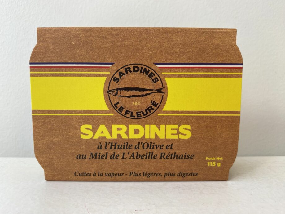 sardines au miel de l'ile de re