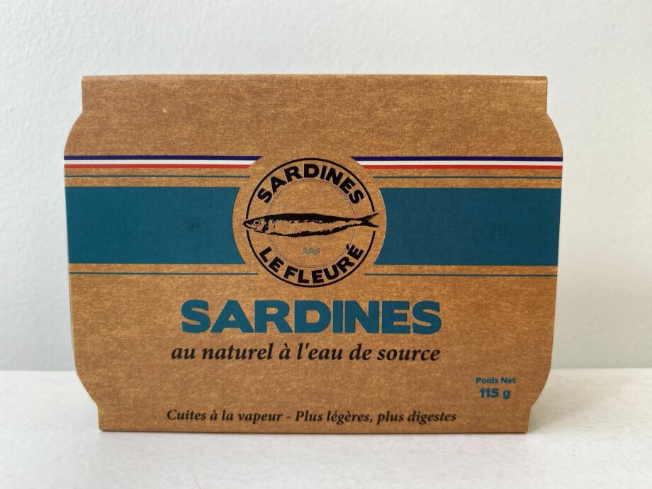 sardines eau de source