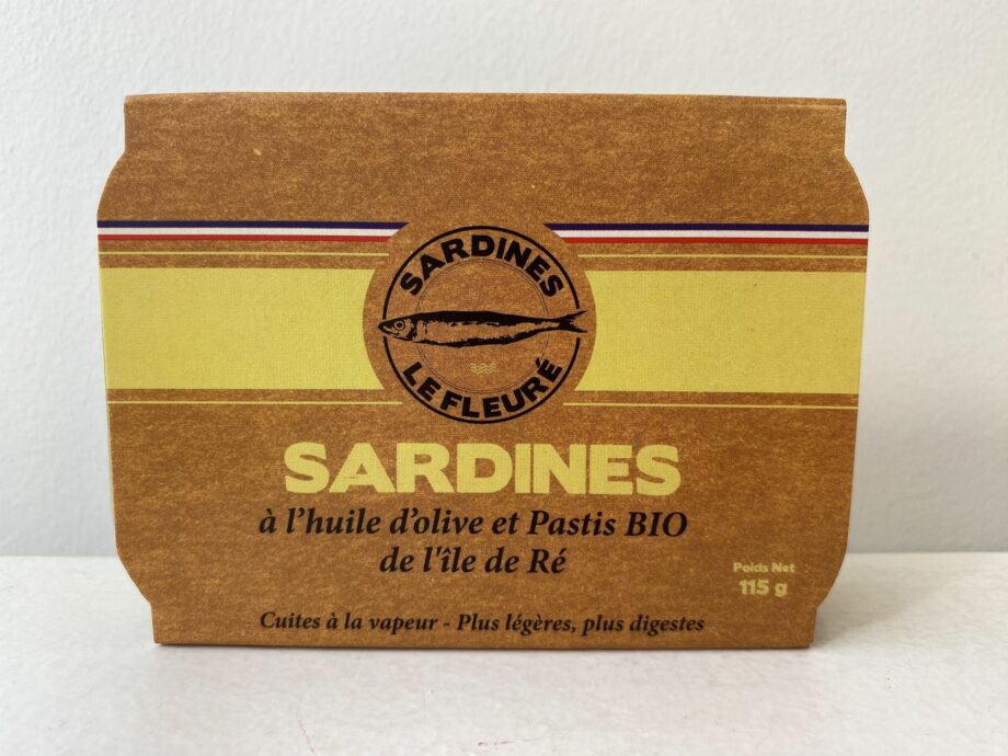 sardines pastis de l'ile de re