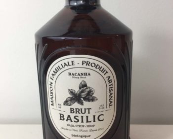 Sirop basilic - produit artisanal - Bacanha
