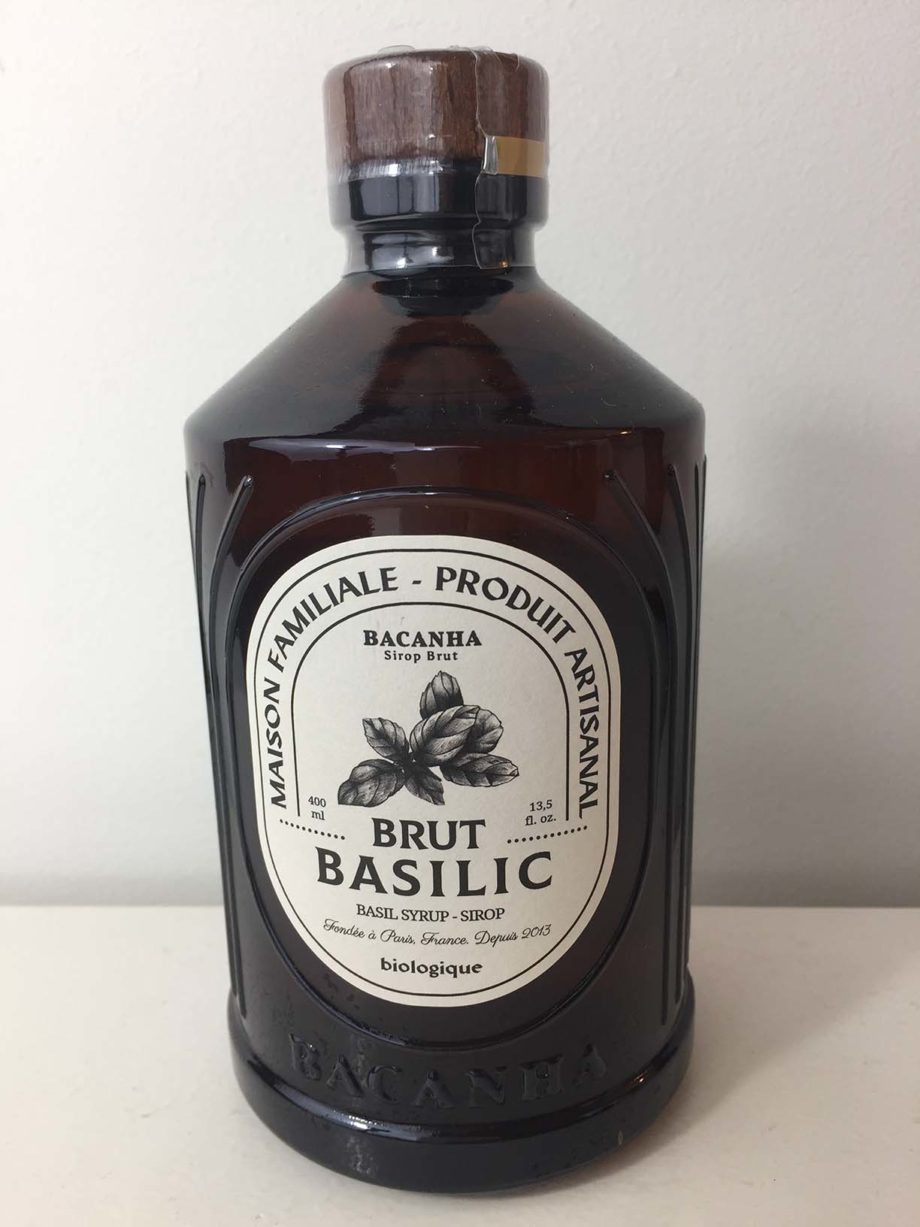 Sirop basilic - produit artisanal - Bacanha