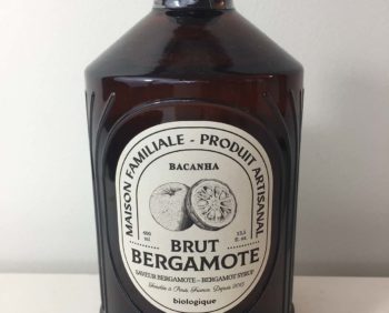 Sirop brut Bergamote - produit artisanal - Bacanha
