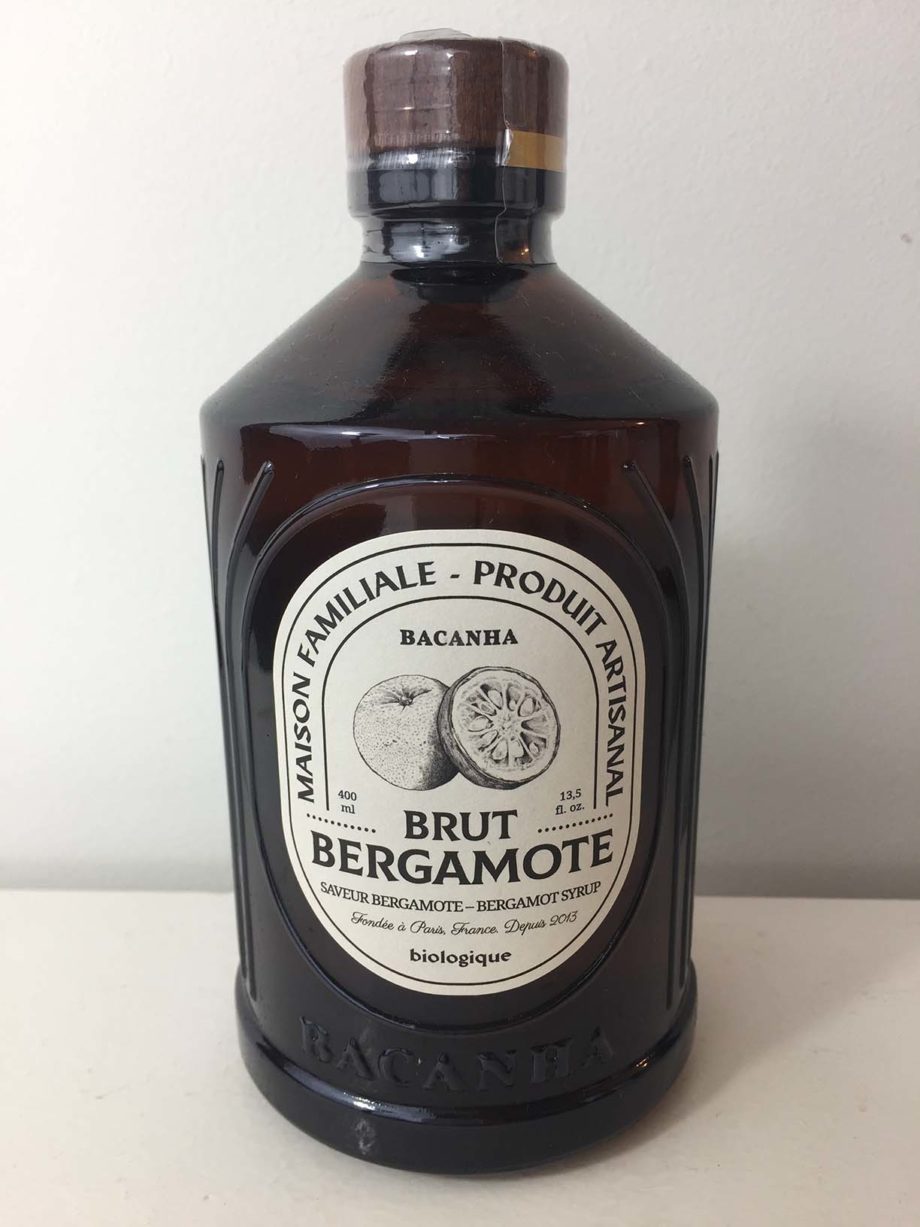 Sirop brut Bergamote - produit artisanal - Bacanha