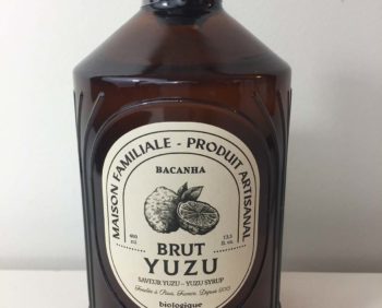 Sirop Yuzu brut - produit artisanal - Bacanha
