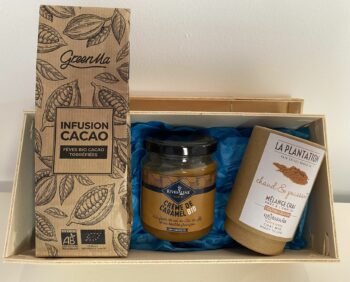 coffret cadeau cacao caramel