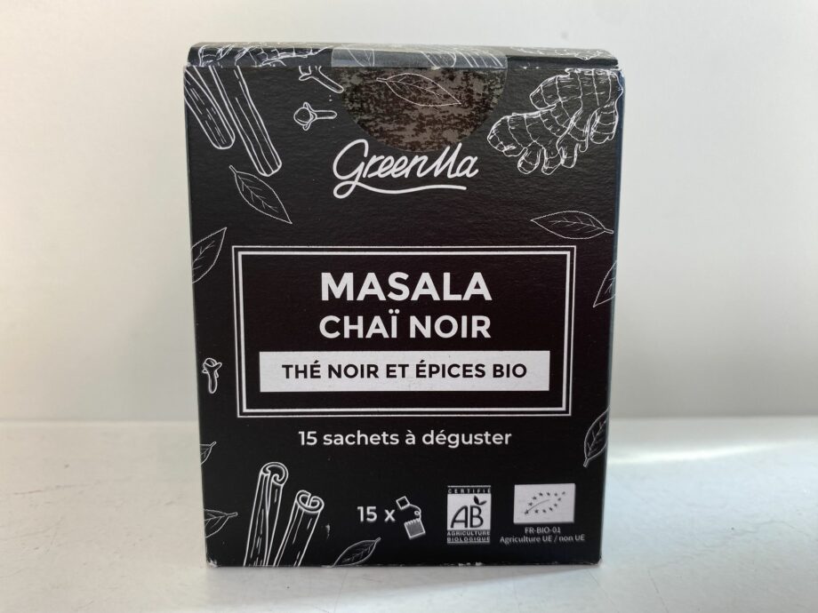 boite 15 sachets masala chai bio