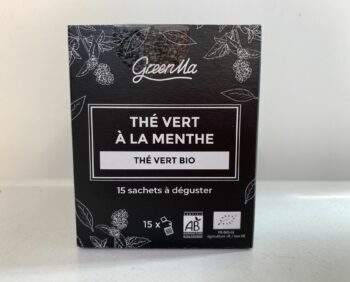 the vert a la menthe bio greenma 15 sachets