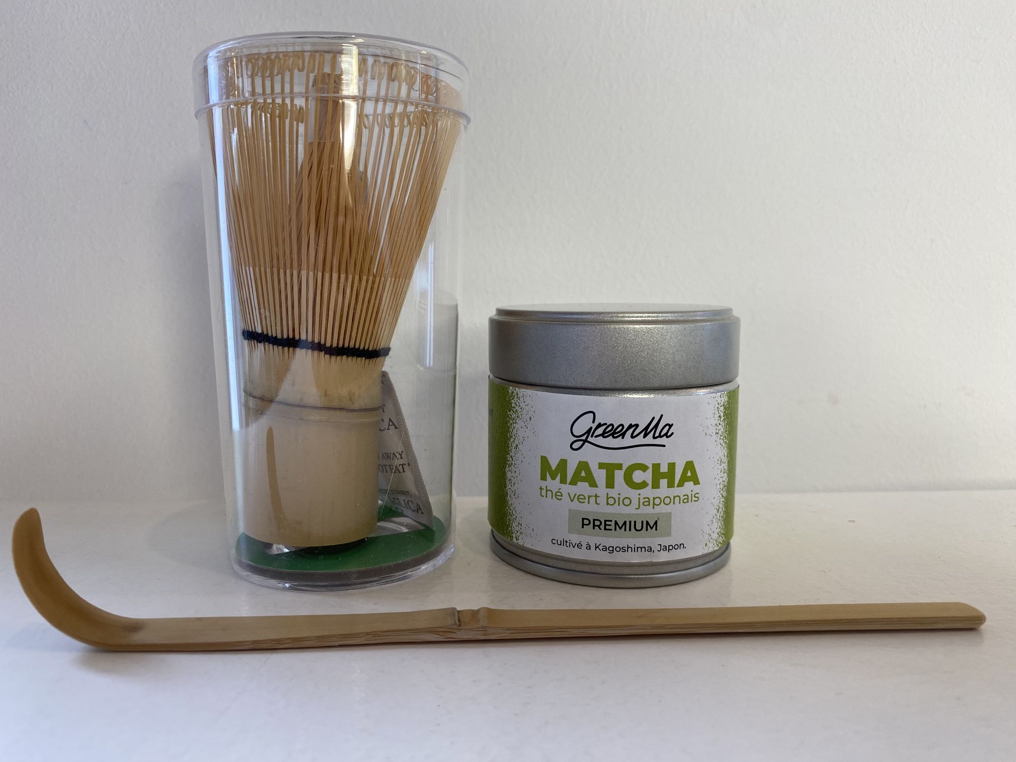 accessoire pour matcha en bambou