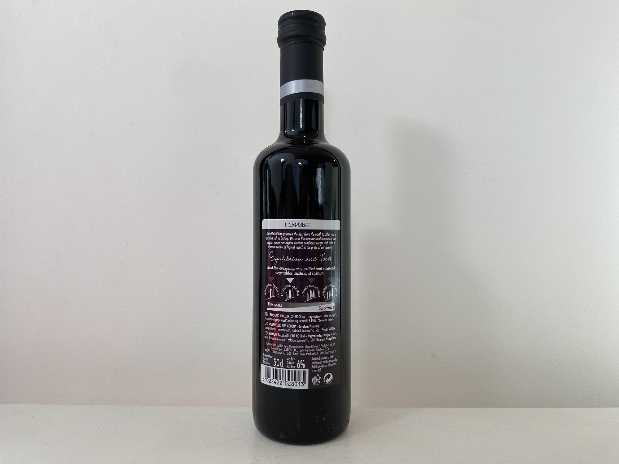 arriere vinaigre balsamique IGP 50 cl antichi colli