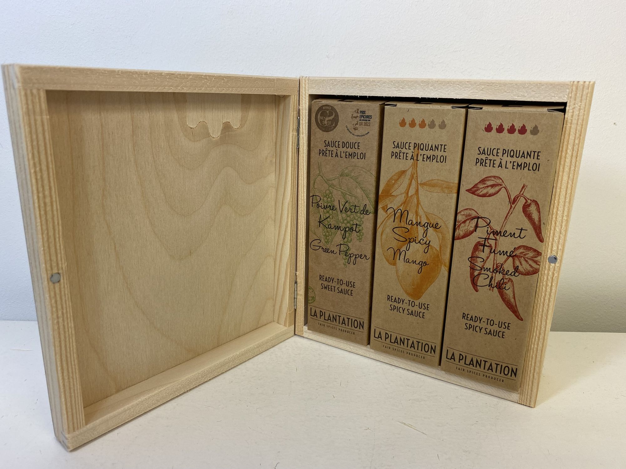coffret 3 sauces la plantation